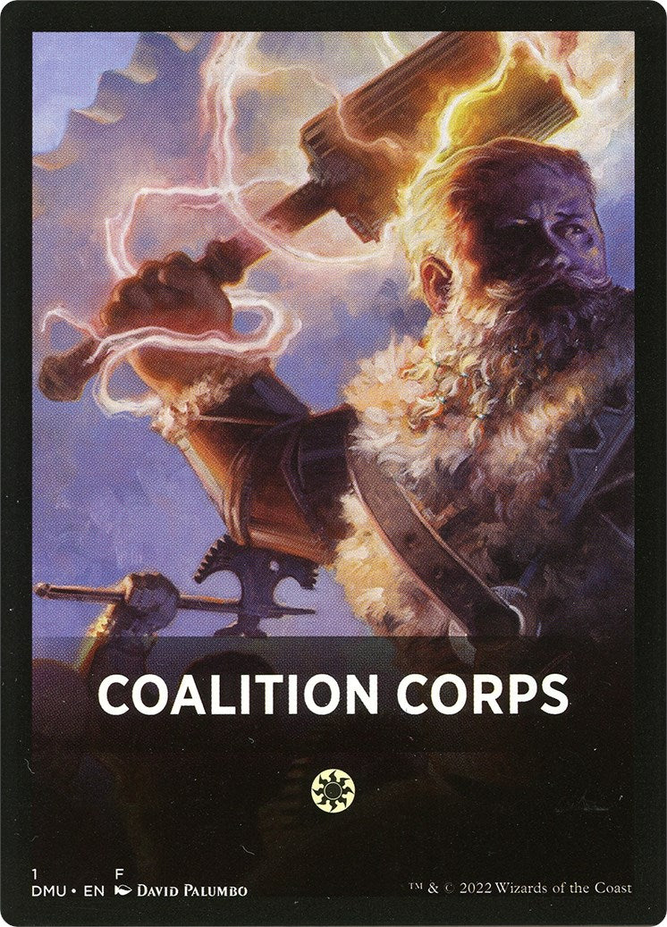 Coalition Corps Theme Card [Dominaria United Tokens] | PLUS EV GAMES 