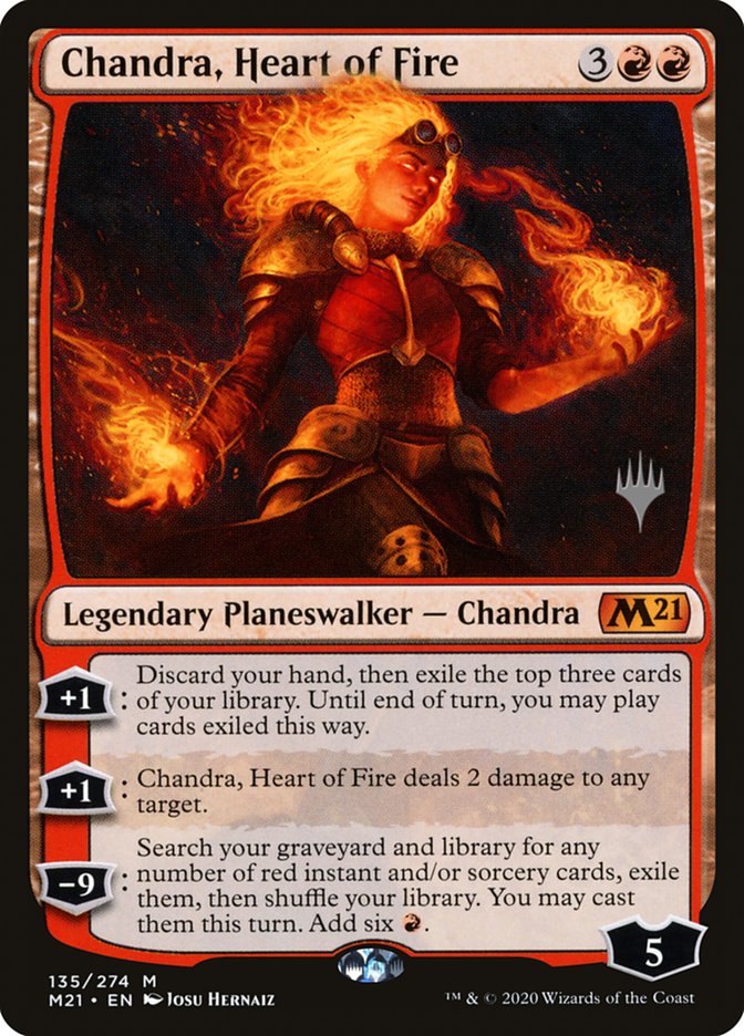 Chandra, Heart of Fire (Promo Pack) [Core Set 2021 Promos] | PLUS EV GAMES 