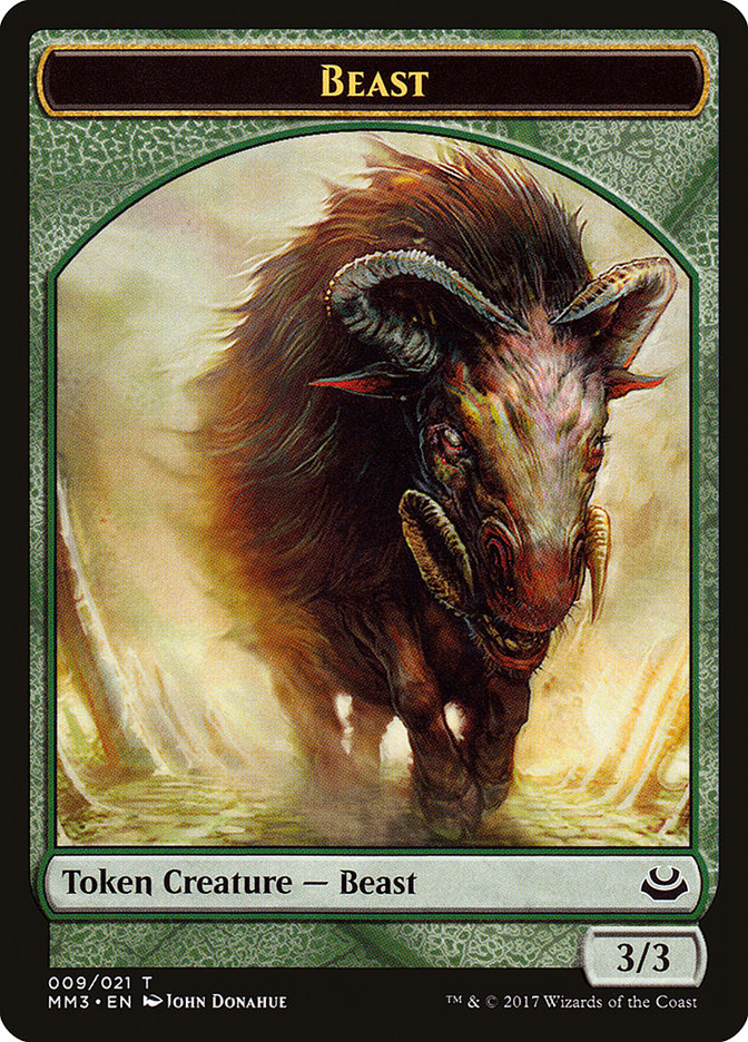 Beast (009/021) [Modern Masters 2017 Tokens] | PLUS EV GAMES 