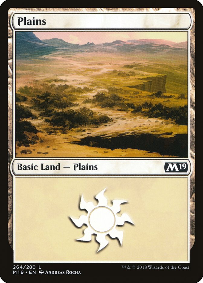 Plains (264) [Core Set 2019] | PLUS EV GAMES 