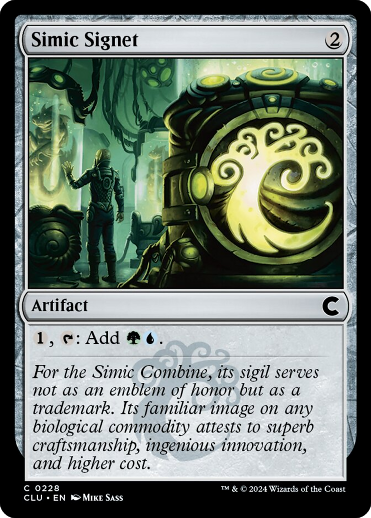 Simic Signet [Ravnica: Clue Edition] | PLUS EV GAMES 