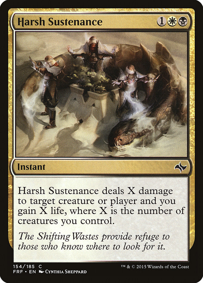 Harsh Sustenance [Fate Reforged] | PLUS EV GAMES 