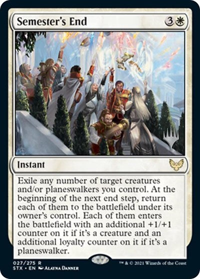 Semester's End (Promo Pack) [Strixhaven: School of Mages Promos] | PLUS EV GAMES 