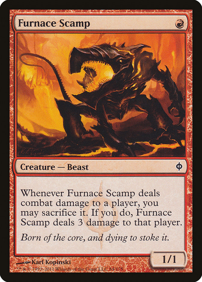 Furnace Scamp [New Phyrexia] | PLUS EV GAMES 