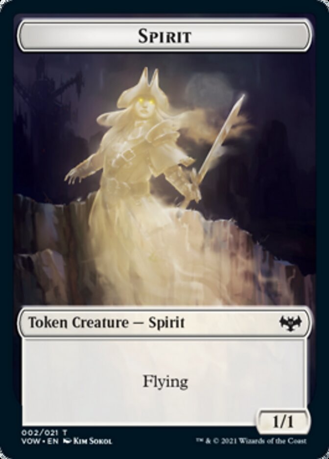 Spirit Token (002) [Innistrad: Crimson Vow Tokens] | PLUS EV GAMES 