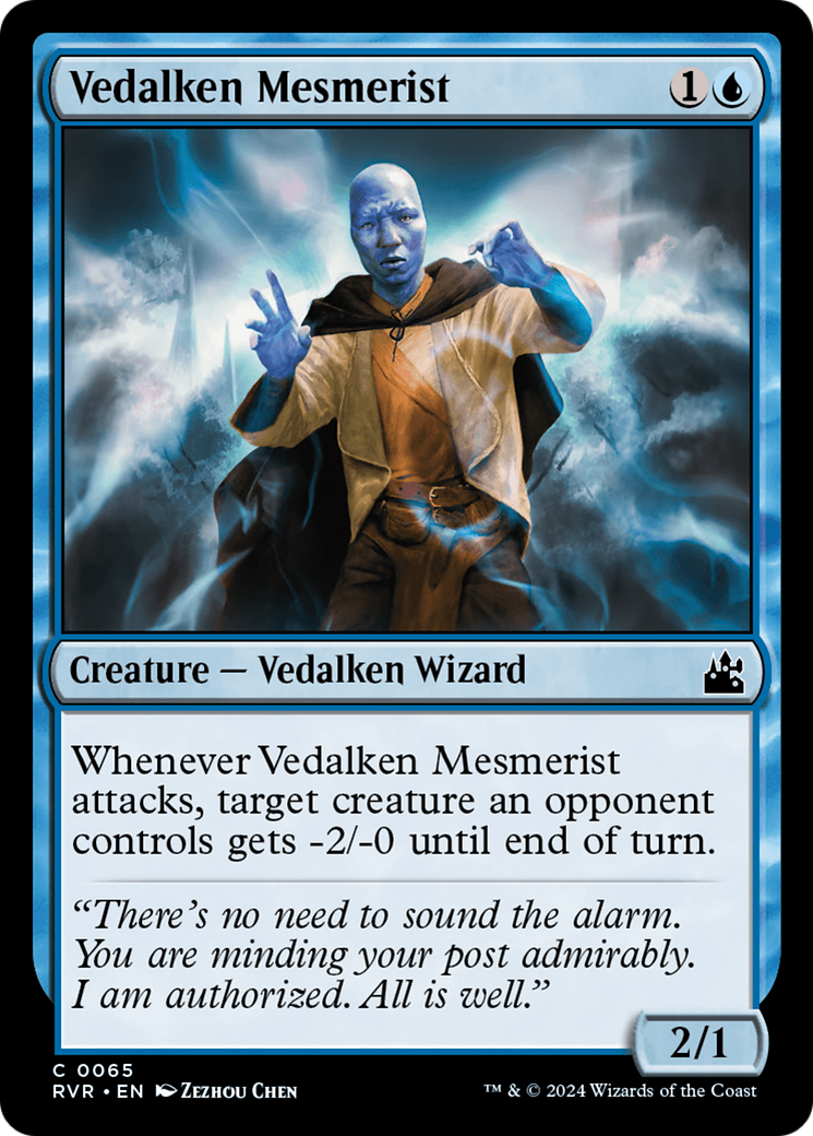 Vedalken Mesmerist [Ravnica Remastered] | PLUS EV GAMES 