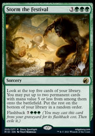 Storm the Festival (Promo Pack) [Innistrad: Midnight Hunt Promos] | PLUS EV GAMES 