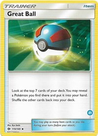 Great Ball (21) (Alolan Ninetales Half-Deck) [Sun & Moon: Trainer Kit - Alolan Sandslash & Alolan Ninetales] | PLUS EV GAMES 