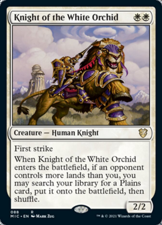 Knight of the White Orchid [Innistrad: Midnight Hunt Commander] | PLUS EV GAMES 