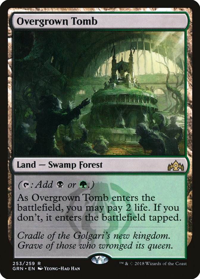 Overgrown Tomb [Guilds of Ravnica] | PLUS EV GAMES 