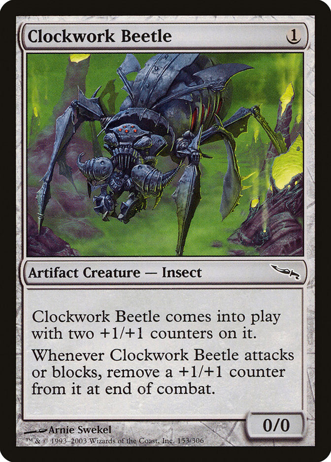 Clockwork Beetle [Mirrodin] | PLUS EV GAMES 