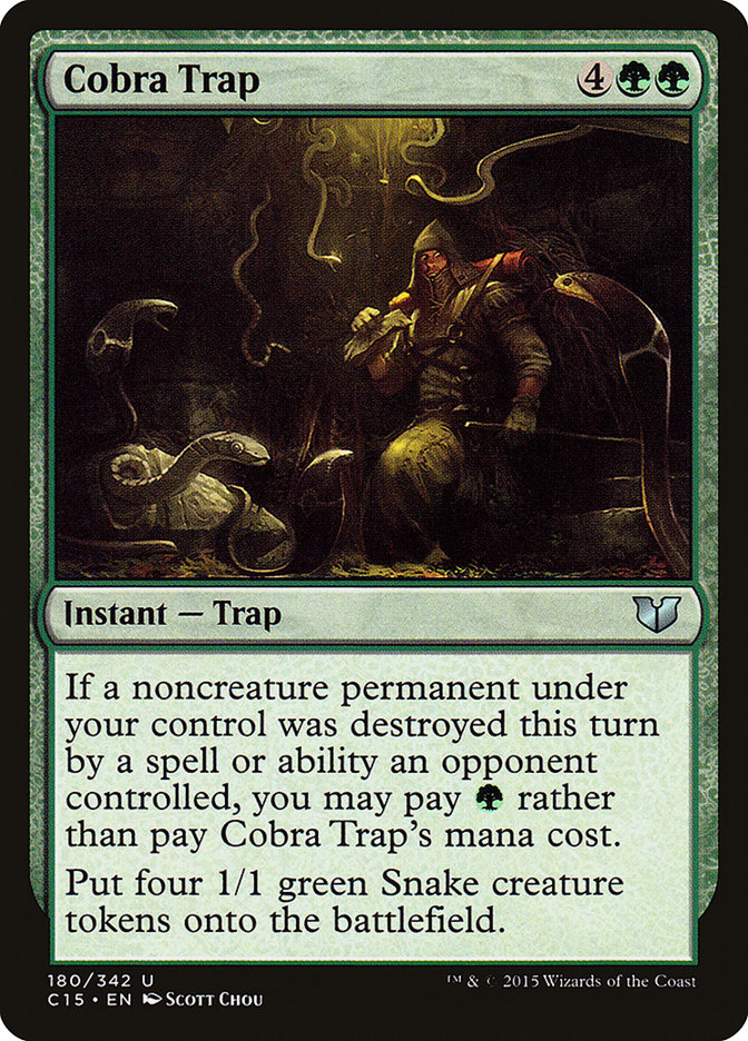 Cobra Trap [Commander 2015] | PLUS EV GAMES 
