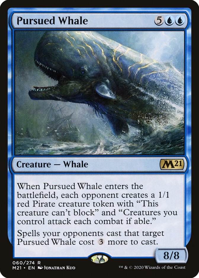 Pursued Whale [Core Set 2021] | PLUS EV GAMES 