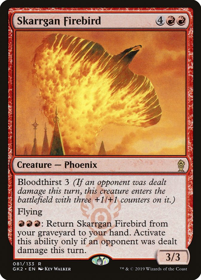 Skarrgan Firebird [Ravnica Allegiance Guild Kit] | PLUS EV GAMES 