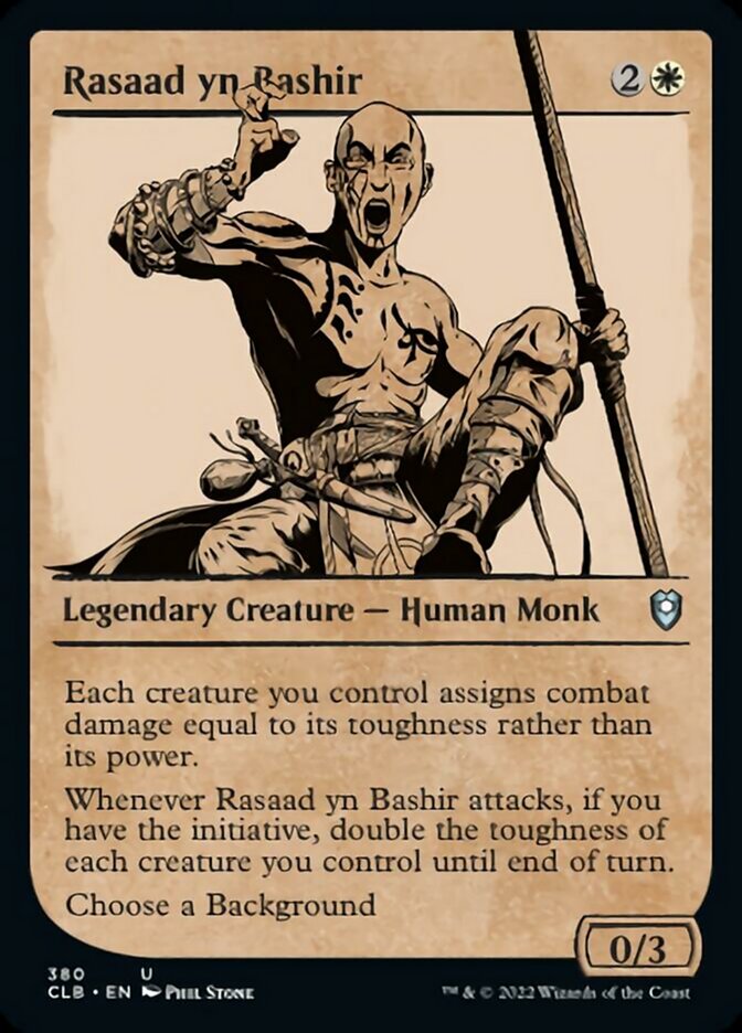Rasaad yn Bashir (Showcase) [Commander Legends: Battle for Baldur's Gate] | PLUS EV GAMES 