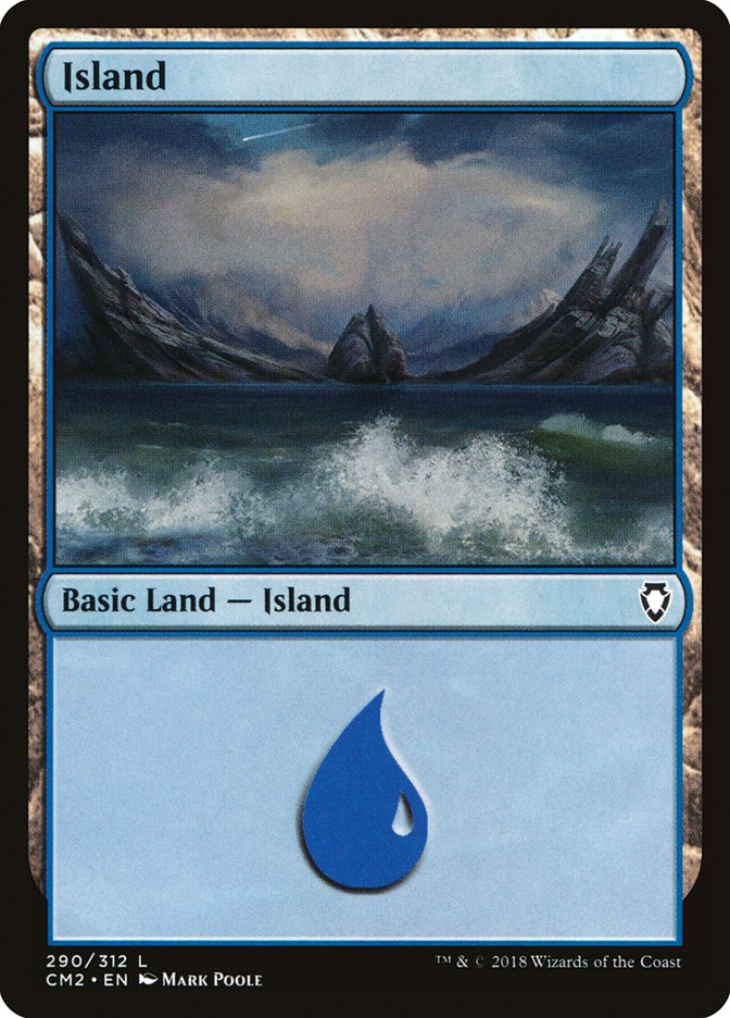 Island (290) [Commander Anthology Volume II] | PLUS EV GAMES 