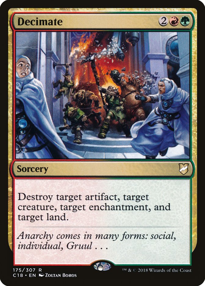 Decimate [Commander 2018] | PLUS EV GAMES 