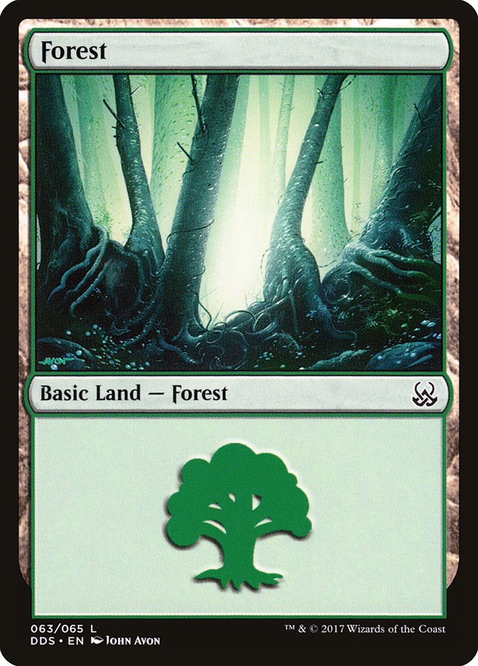 Forest (63) [Duel Decks: Mind vs. Might] | PLUS EV GAMES 