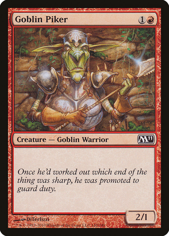 Goblin Piker [Magic 2011] | PLUS EV GAMES 