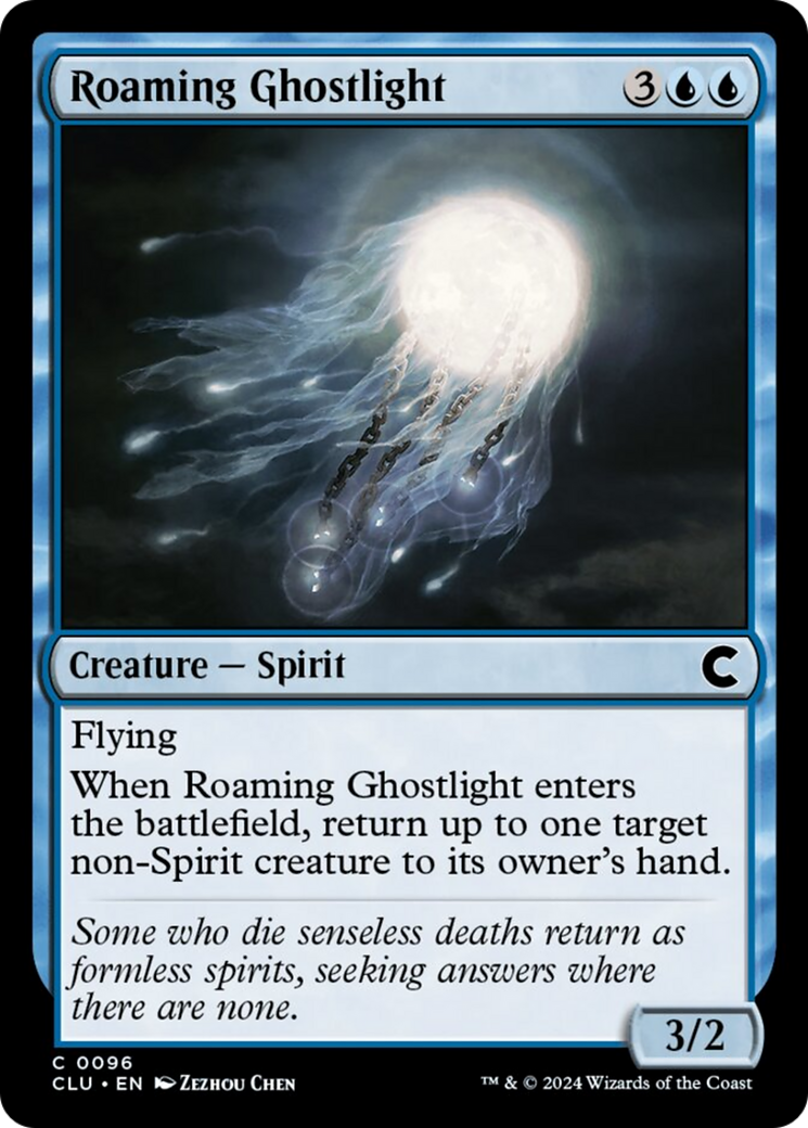 Roaming Ghostlight [Ravnica: Clue Edition] | PLUS EV GAMES 