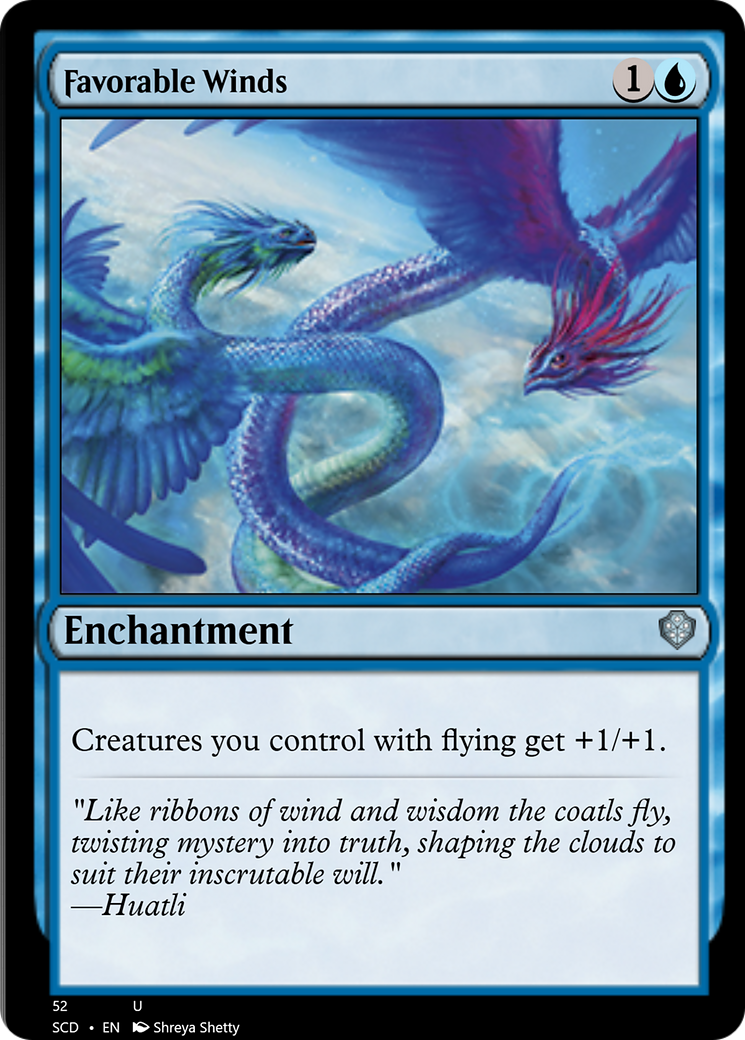 Favorable Winds [Starter Commander Decks] | PLUS EV GAMES 