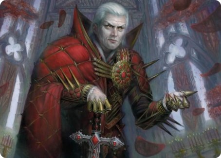 Edgar, Charmed Groom 1 Art Card [Innistrad: Crimson Vow Art Series] | PLUS EV GAMES 