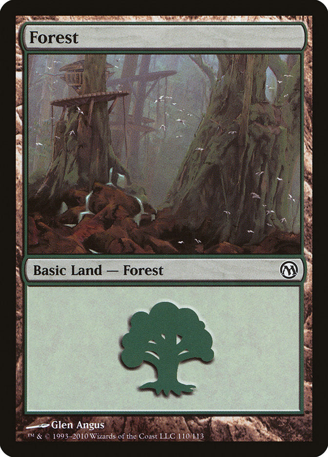 Forest (110) [Duels of the Planeswalkers] | PLUS EV GAMES 