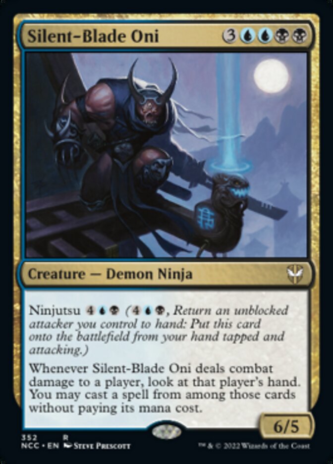 Silent-Blade Oni [Streets of New Capenna Commander] | PLUS EV GAMES 