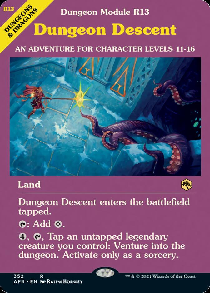 Dungeon Descent (Dungeon Module) [Dungeons & Dragons: Adventures in the Forgotten Realms] | PLUS EV GAMES 