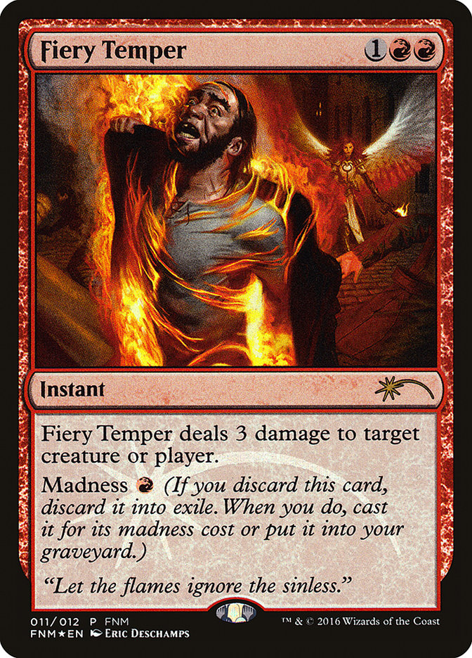 Fiery Temper [Friday Night Magic 2016] | PLUS EV GAMES 