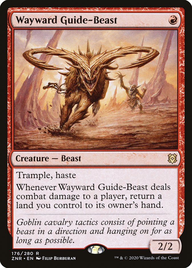 Wayward Guide-Beast [Zendikar Rising] | PLUS EV GAMES 