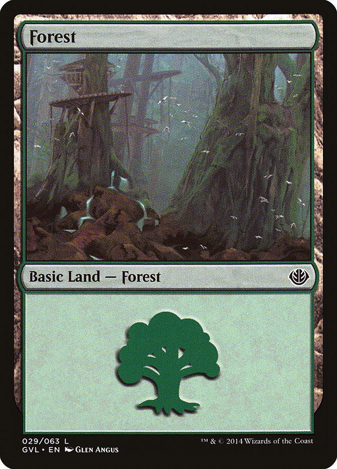 Forest (29) (Garruk vs. Liliana) [Duel Decks Anthology] | PLUS EV GAMES 