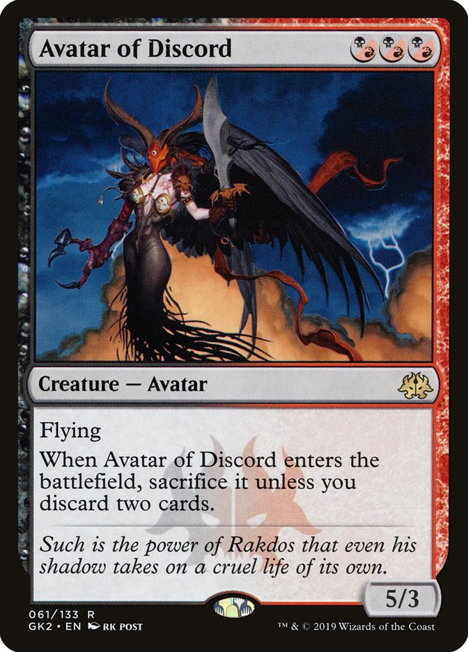 Avatar of Discord [Ravnica Allegiance Guild Kit] | PLUS EV GAMES 