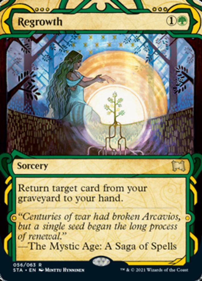 Regrowth (Etched Foil) [Strixhaven Mystical Archive] | PLUS EV GAMES 