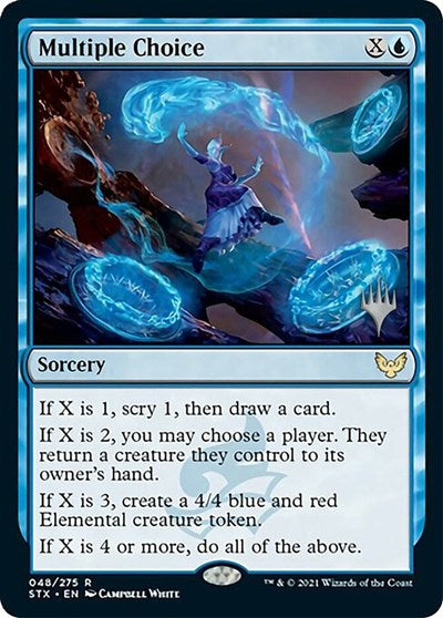 Multiple Choice (Promo Pack) [Strixhaven: School of Mages Promos] | PLUS EV GAMES 