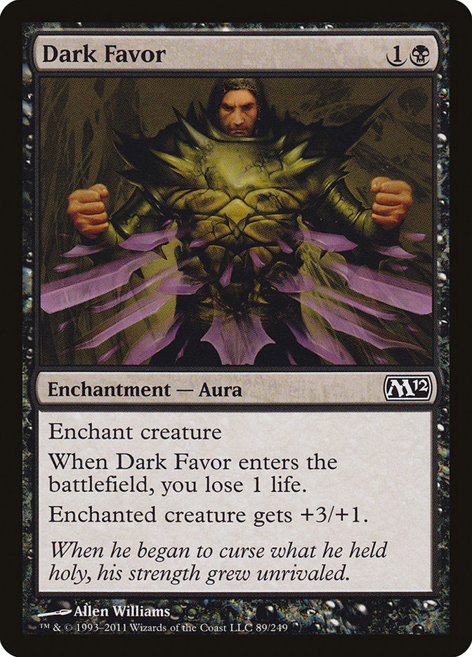 Dark Favor [Magic 2012] | PLUS EV GAMES 