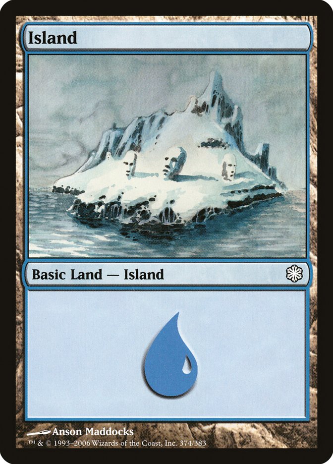 Island (374) [Coldsnap Theme Decks] | PLUS EV GAMES 