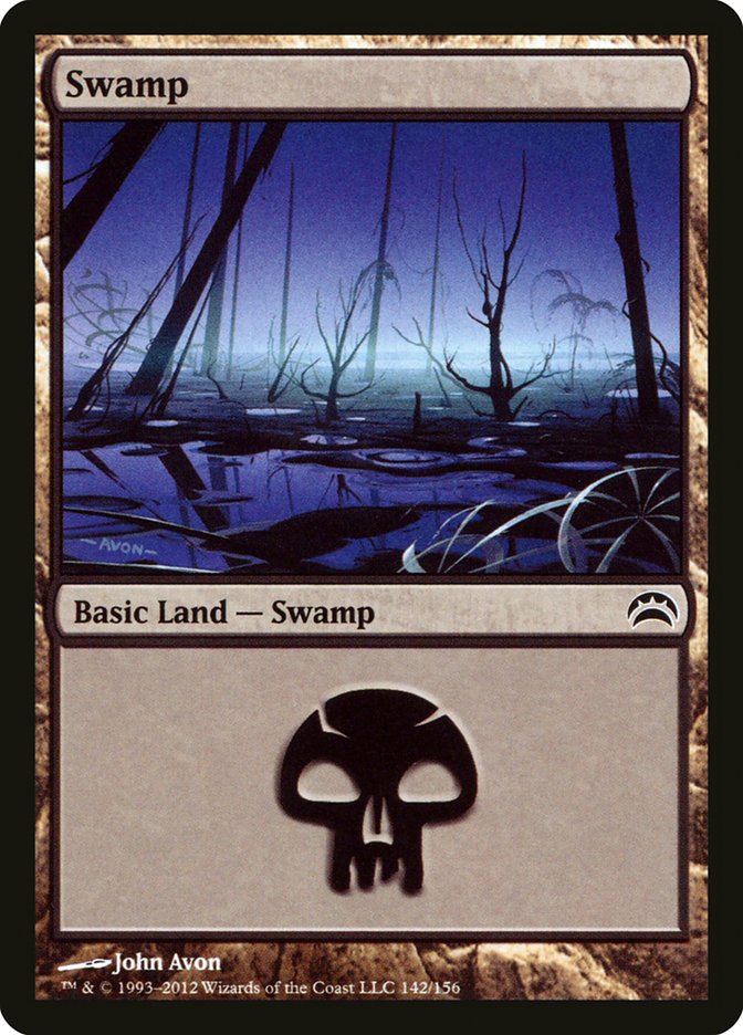 Swamp (142) [Planechase 2012] | PLUS EV GAMES 