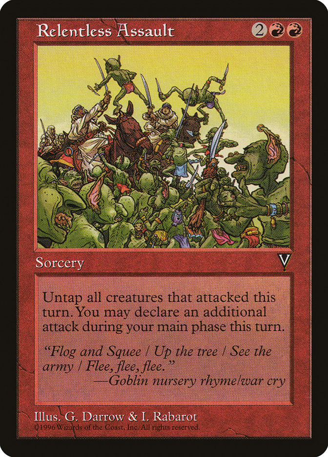 Relentless Assault [Visions] | PLUS EV GAMES 