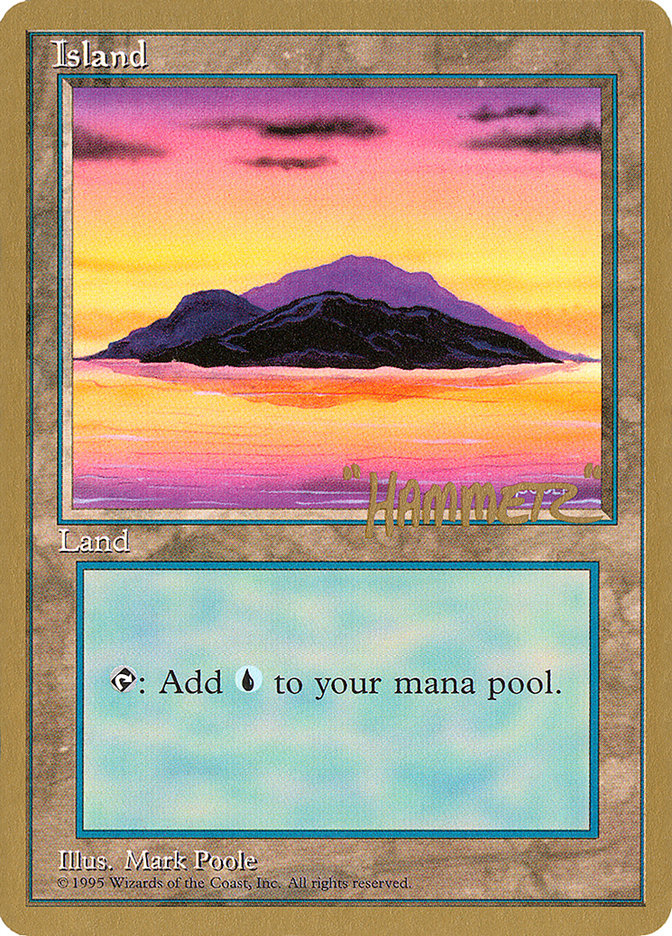 Island (shr368) (Shawn "Hammer" Regnier) [Pro Tour Collector Set] | PLUS EV GAMES 