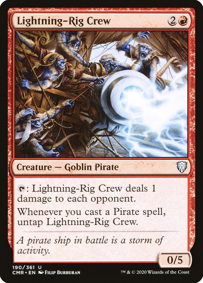 Lightning-Rig Crew [Commander Legends] | PLUS EV GAMES 