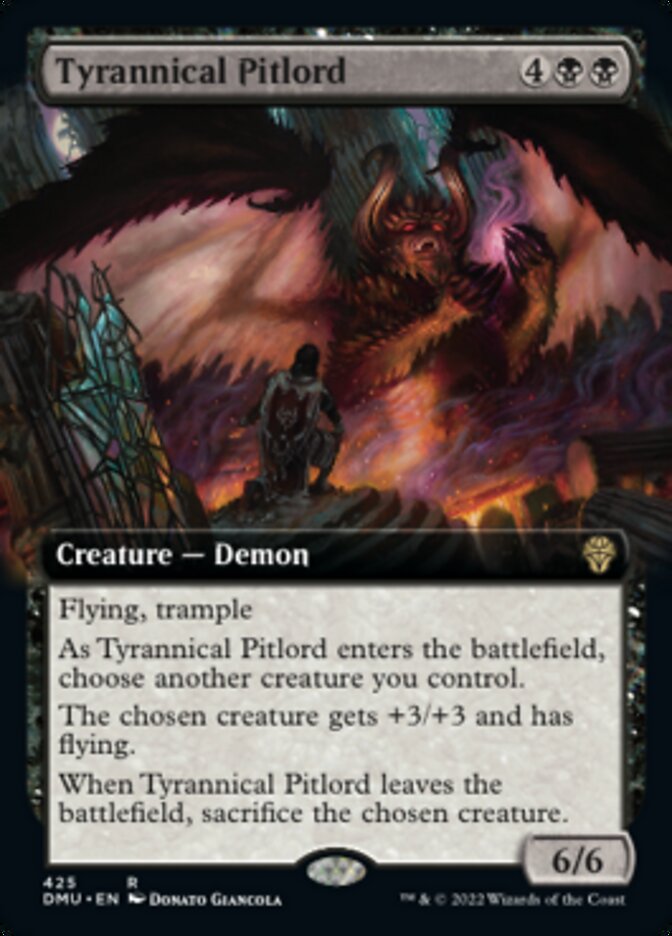 Tyrannical Pitlord (Extended Art) [Dominaria United] | PLUS EV GAMES 