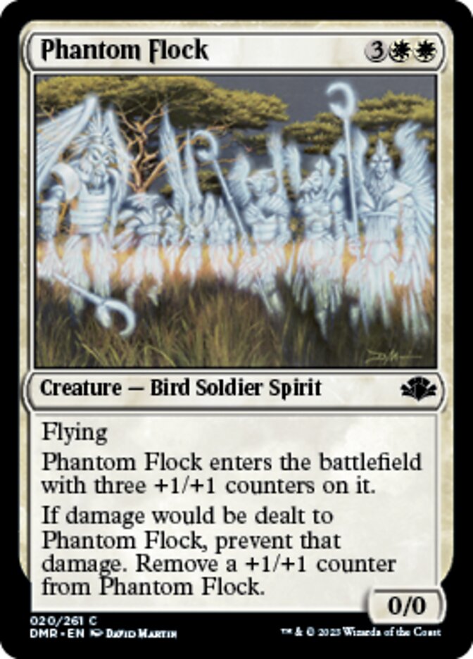 Phantom Flock [Dominaria Remastered] | PLUS EV GAMES 