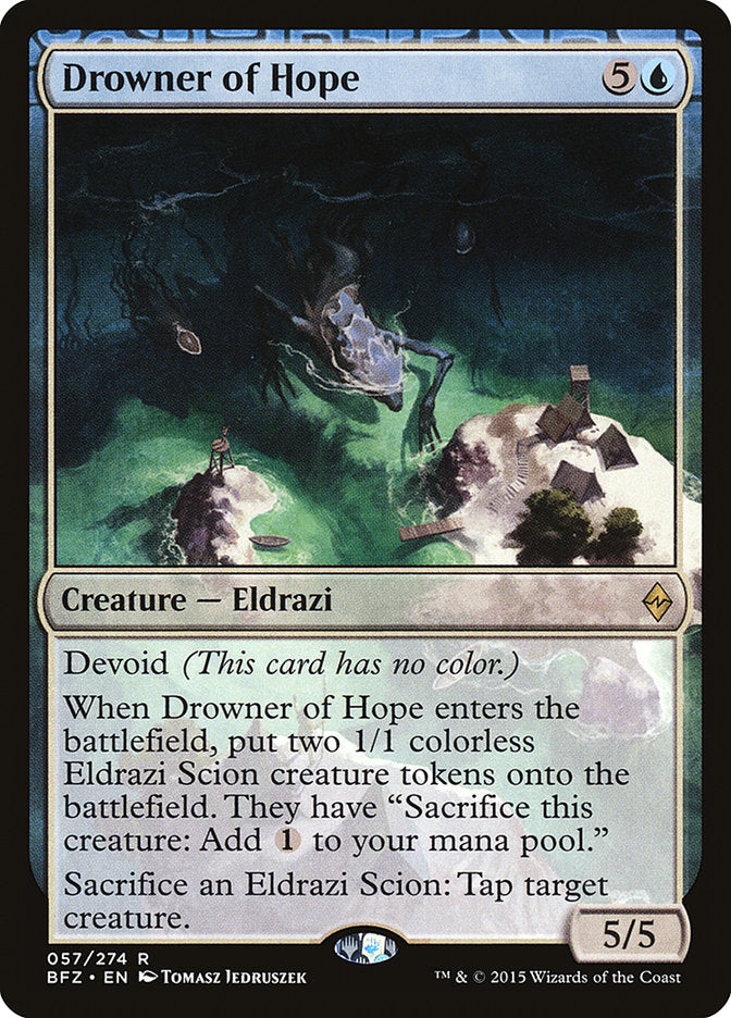 Drowner of Hope [Battle for Zendikar] | PLUS EV GAMES 