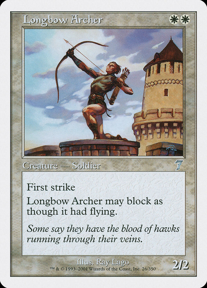 Longbow Archer [Seventh Edition] | PLUS EV GAMES 