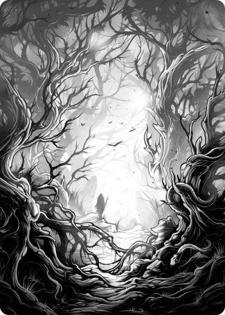 Forest 1 Art Card [Innistrad: Midnight Hunt Art Series] | PLUS EV GAMES 