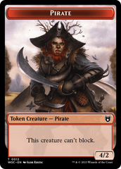 Pirate // Pegasus Double-Sided Token [Wilds of Eldraine Commander Tokens] | PLUS EV GAMES 