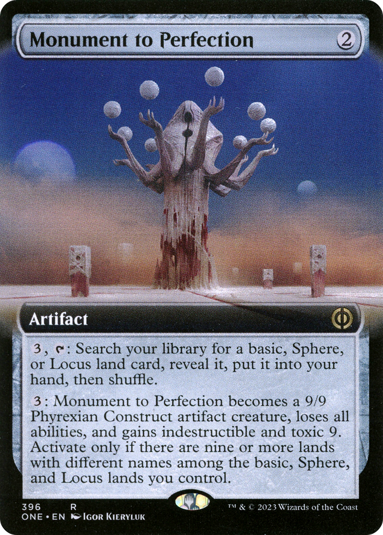 Monument to Perfection (Extended Art) [Phyrexia: All Will Be One] | PLUS EV GAMES 