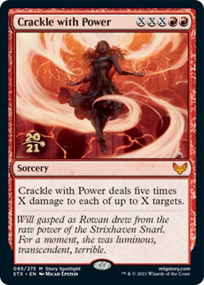 Crackle with Power [Strixhaven: School of Mages Prerelease Promos] | PLUS EV GAMES 