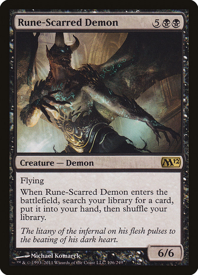 Rune-Scarred Demon [Magic 2012] | PLUS EV GAMES 